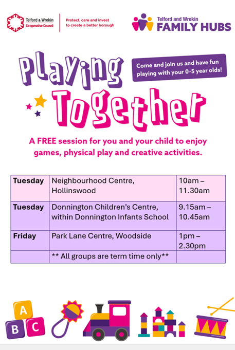 Playing Together Flyer