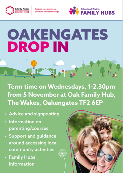 Oakengates drop in flyer